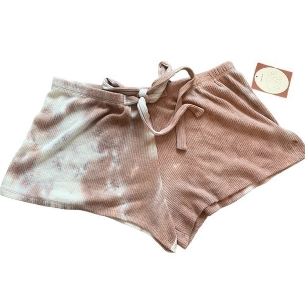 Ivory Ella Dusty Pink Tie Dye Shorts